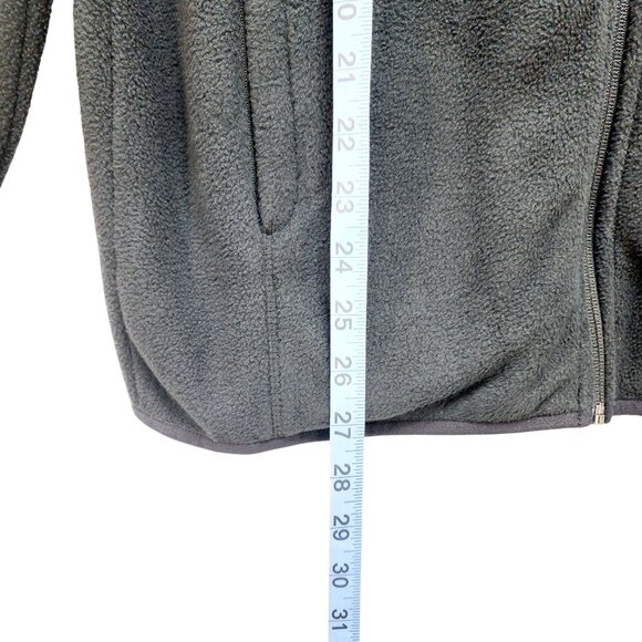 Essentials Size XS Black Full-Zip Fleece Jacket With Pockets Women - Picture 6 of 9